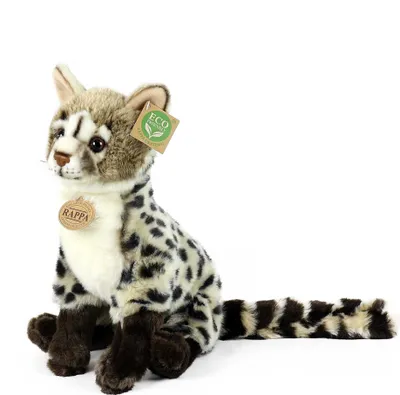 Produktbild von Ginsterkatze 28 cm sitzend beige gefleckt Plüschkatze