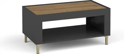 Produktbild von Couchtisch Mossa Mo9 Kaffetisch 97X46X56 Cm Sofatisch Wohnzimmertisch Schwarz