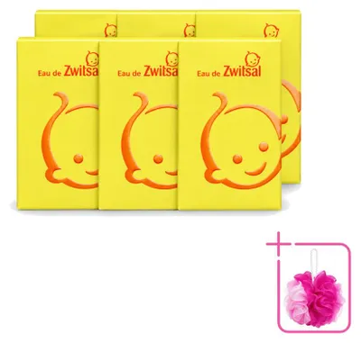 Zdjęcie produktu dla 6 sztuk perfum Zwitsal Eau de Toilette - znany zapach - 95 ml - zestaw ekonomiczny
