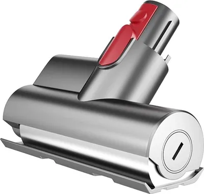 A close-up studio shot of a vacuum cleaner attachment.