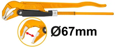 Obrázok produktu pre Hasák - kliešte na rúry 2" 45° Ingco