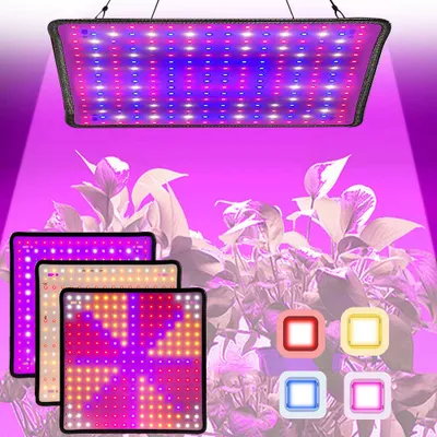 Obrázek produktu pro 256LED 1200LM rostlinná lampa LED plné spektrum zapnutí/vypnutí rostoucí světlo pro vnitřní rostliny skleníkové květinové rostliny světlo