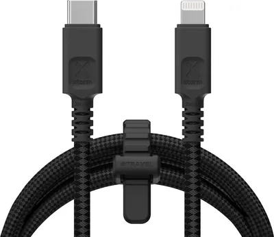 Obrázok produktu pre Xtorm CX3031, 1,5 m, Lightning, USB C, Samec, Samec, Čierna