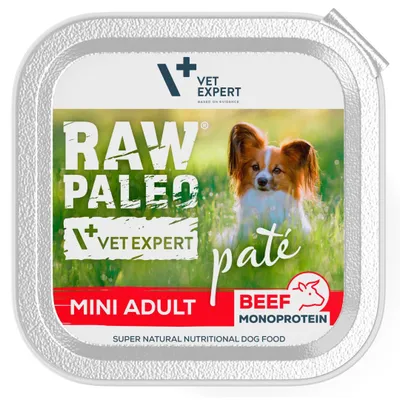 Zdjęcie produktu dla RAW PALEO Pate Mini Adult Beef - mokra karma dla psów - 150g