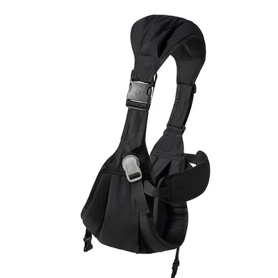 Produktbild von Tragetuch Baby, Ergonomische Babytrage mit Hüftgurt, 3-36 Monate, bis 15 kg, Schwarz