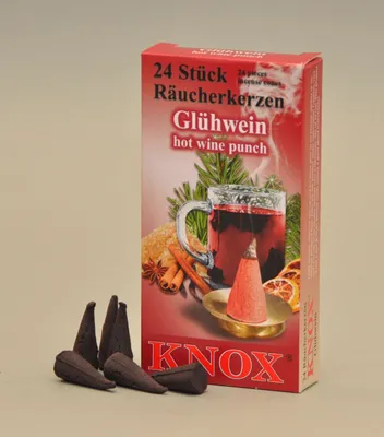 Produktbild von Knox Räucherkerzen - Glühwein 24 Stück