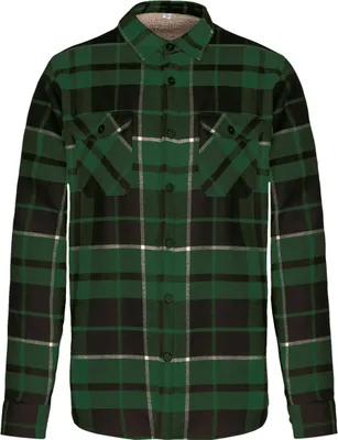 Image de Veste-chemise à carreaux Kariban avec doublure sherpa