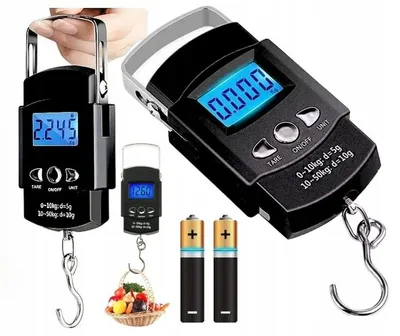 Produktbild von Digitale Kofferwaage Hängewaage Reisewaage Gepäckwaage Anglerwaage bis 50 kg