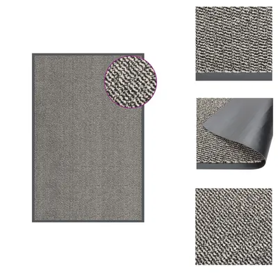 Immagine prodotto di vidaXL Zerbino trapuntato 120x180 cm Marrone chiaro - Zerbini