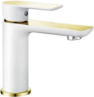 Immagine prodotto di Miscelatore per lavabo MEXEN ALFA oro/bianco