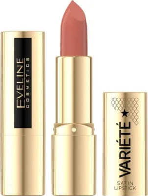 Produktbild von Eveline Cosmetics Variete – satinierender, pflegender Lippenstift, Farbton 03