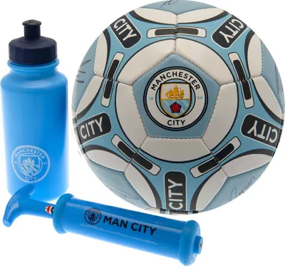 Produktbild von Manchester City FC - Fotbalová sada s podpisy TA10331 (jedna velikost) (modrá/bílá)