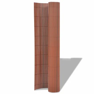 Zdjęcie produktu dla vidaXL Płot ogrodowy dwustronny PVC 90 x 300 cm brązowy