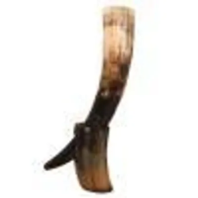 Produktbild von Wikinger Trinkhorn mit Ständer - Wikinger Horn - Wikinger Becher - Mittelalterliches Trinkhorn - Nordisches Trinkhorn - Wikinger Zubehör
