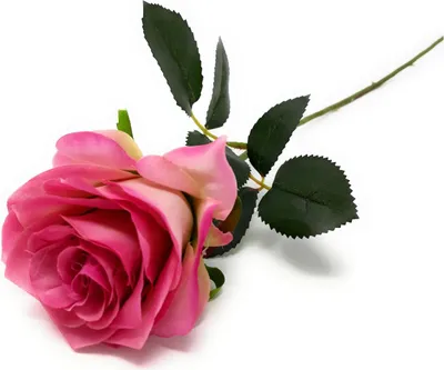 Produktbild von künstliche Rose SIMONE pink H. 45cm D. 7cm Emerald