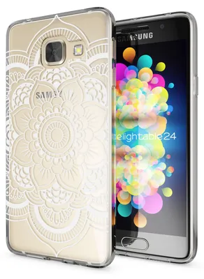 Obrázok produktu pre Puzdro na mobilný telefón Samsung Galaxy A3 2017 od spoločnosti NALIA, puzdro s motívom TPU krytu Bumper Pattern Flowers