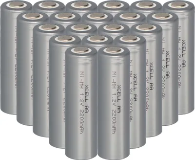 Immagine prodotto di 20x batteria ricaricabile XCell Mignon AA 1,2V / 2200mAh X2200AAI