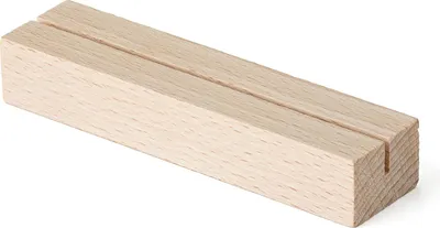 Image de Metrie | Kartin-12BA2 Porte-cartes en bois, 1 rainure, hêtre pur | 12 cm