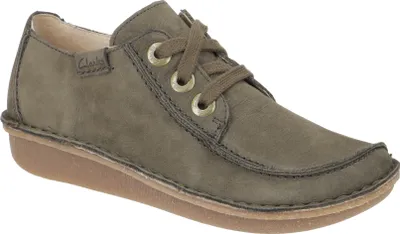 Produktbild von Clarks Komfort Schnürschuhe Damen 31363137313835 Oliv 38 EU