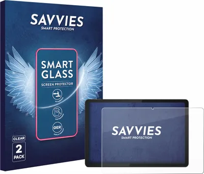 Produktbild von 2x Savvies Schutzglas Folie für Lenovo Tab M11 9H Panzer Schutzfolie Glas Displayschutz klar transparent