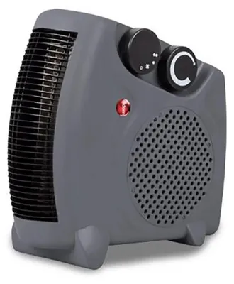 Productafbeelding van ELDOM HL8S, Elektrische keramische verwarming met ventilator, Voor binnen gebruik, Vloermodel, Rechthoekig, Grijs, Draaibaar, 2000 W