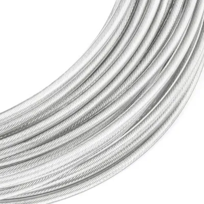 Produktbild von Drahtseil Edelstahl PVC Stahlseil V4A Edelstahlseil 2/3mm 5m