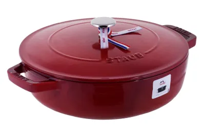 Obrázek produktu pro Staub 40511-475-0, 2,4 l, Černá, Červená, Litina, Smalt, Litina, Keramický, Plyn, Halogen, Indukční