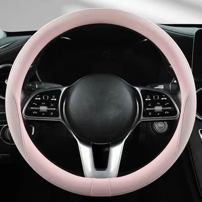 Obrázek produktu pro Potah na volant do auta, prodyšná mikrovláknová utěrka, 15 palců, univerzální, odolný proti zimě, potah na volant pro SUV a osobní automobily