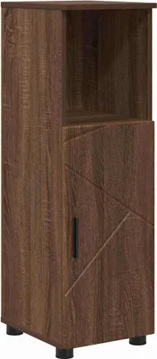 Obrázek produktu pro vidaXL Koupelnová skříňka s dvířky hnědý dubový vzhled 30 x 35 x 95 cm