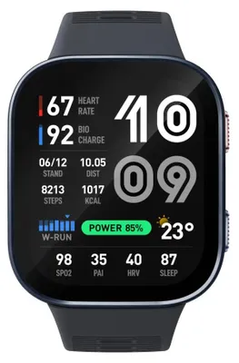 Obrázek produktu pro Amazfit Bip Max, 5,26 cm (2.07"), AMOLED, Dotyková obrazovka, 4 GB, GPS, 34,3 g