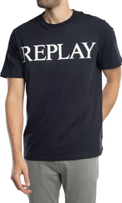 Produktbild von Replay T-Shirt mit Grafik von Big Brand, Blau XL