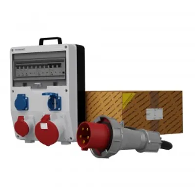 Obrázok produktu pre Rozvádzač TD-S/FI 1x63A 1x16A 2x230V SKH kábel 5x10mm2 Doktorvolt® 0045