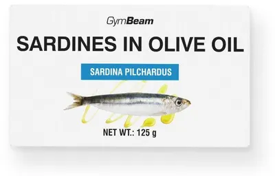 Produktbild von GymBeam - Sardinen in Olivenöl, 125 g