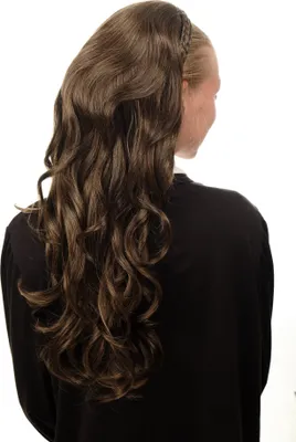 Produktbild von WIG ME UP Halbperücke geflochtener Haarreif wellig Braun Blond Gesträhnt DW1025-2SP27