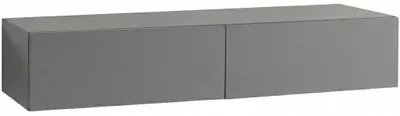 Produktbild von CERANO – Badezimmerschrank für Waschtisch/Zusatzmöbel Noira – Anthrazitmatt – 150x28x43 cm
