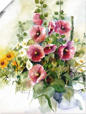 Produktbild von ARTland Poster Blumen Zusammenstellung I Größe: 60x80 cm