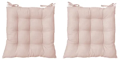 Image de coussin de chaise 2 pièces Coussin d'assise 40x40cm différentes couleurs