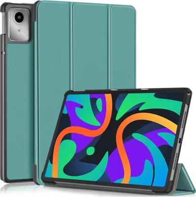 Produktbild von Lenovo Tab M11 Hülle - Tri-Fold Ständer Klapphülle mit Schlaf/Wach-Funktion - Grün