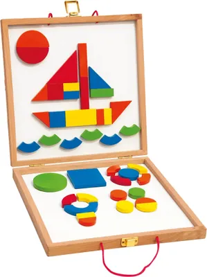Image de Mallette créative magnétique avec formes