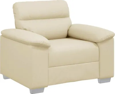 Produktbild von vidaXL Sessel Creme 100x81x84 cm Kunstleder