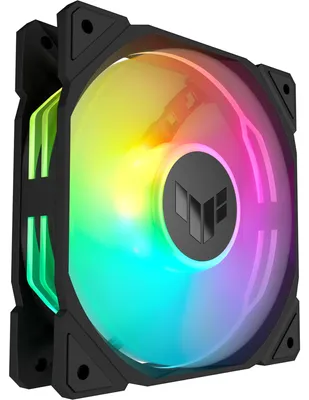 Produktbild von ASUS TUF Gaming TR120 ARGB Reverse Fan - Triple Pack, Ventilator, 12 cm, Schwarz