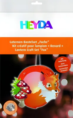 Produktbild von HEYDA 204889187 Laternen-Bastel-Set Fuchs A4