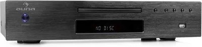 Produktbild von auna AV2-CD509 CD Player Hifi - CD Player mit USB, CD Spieler mit optischem Ausgang, koaxialer Ausgang, Line-Ausgang, Fernbedienung, schwarz