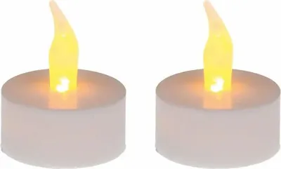 Produktbild von Idena LED Teelichter batteriebetrieben Ø4x4,5cm 2 Stück