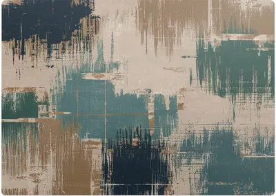 Produktbild von Abstrakte Textur – Bodenschutzmatte – Rutschfest – Schutzmatte für Büro – Vinylmatte – Stuhlunterlage  – 140 x 100 cm