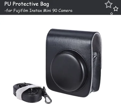 Obrázok produktu pre Ochranný puzdro na fotoaparát zPolyuretáns popruhom pre fotoaparát Fujifilm Instax Mini 90 na okamžité fotografie