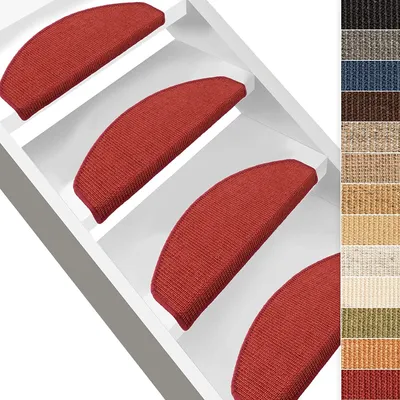 Produktbild von Sisal-Stufenmatten Premium Rot 24x65 cm