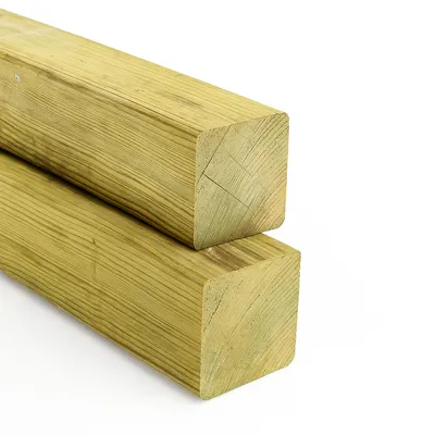 Obrázek produktu pro Sloupek 115x115 mm délka 110 cm borovice impregnované stavební dřevo hraněné dřevo