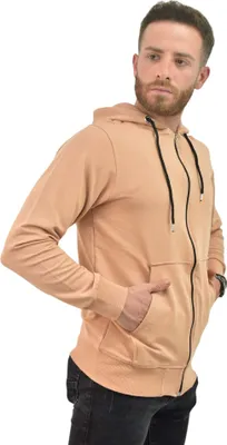 Produktbild von Herren Kapuzenpullover Royyen 4676 Sweatshirt – BEIGE / L