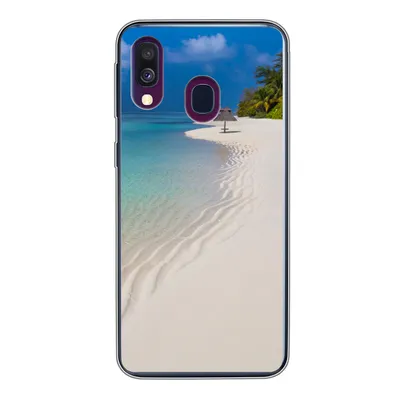 Produktbild von MuchoWow® Handyhülle Schutzhülle Hülle für Samsung Galaxy A40 Meer - Strand - Sommer Silikon Softcase Handy Hülle - Handy-Tasche